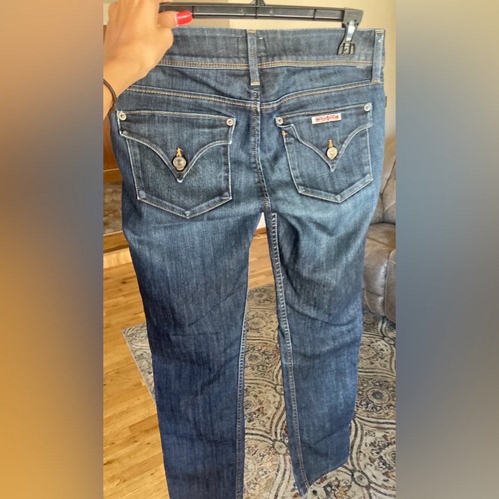 Hudson Collin Flap Skinny Dark Wash Low Rise Size  28 - Picture 11 of 11